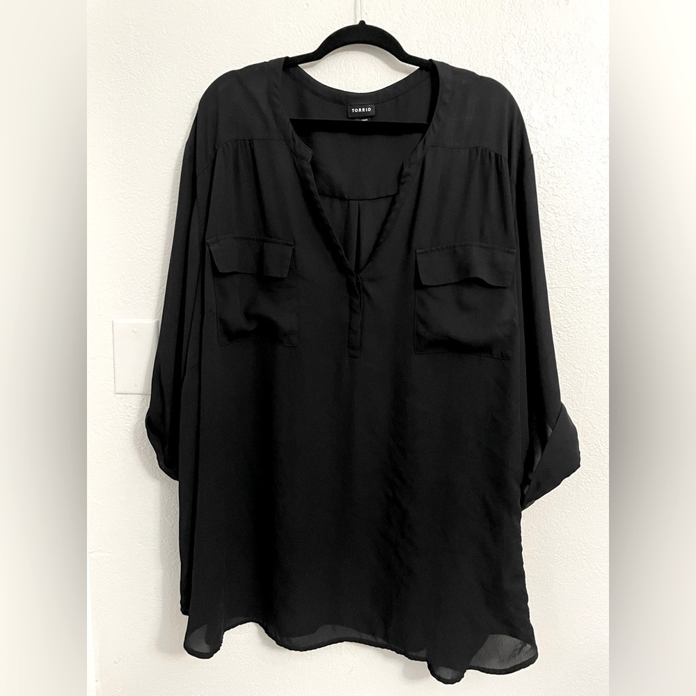 Torrid Georgette Pullover Blouse - image 5